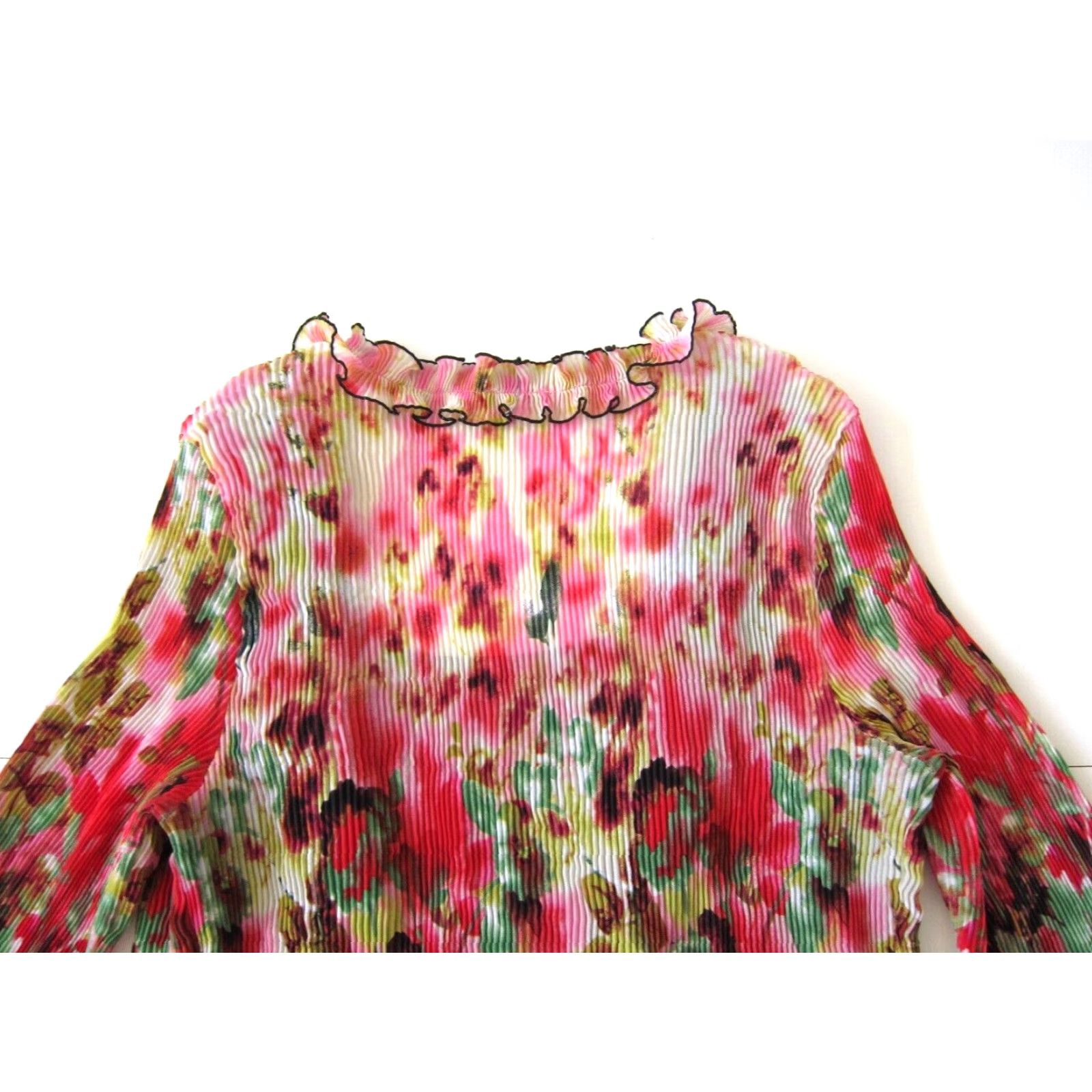 Vintage VINTAGE Nicola Blouse Tunic Cardigan Pink Floral 3/4 Sleeve XL Womens Nike Size XL / US 12-14 / IT 48-50 - 6 Thumbnail