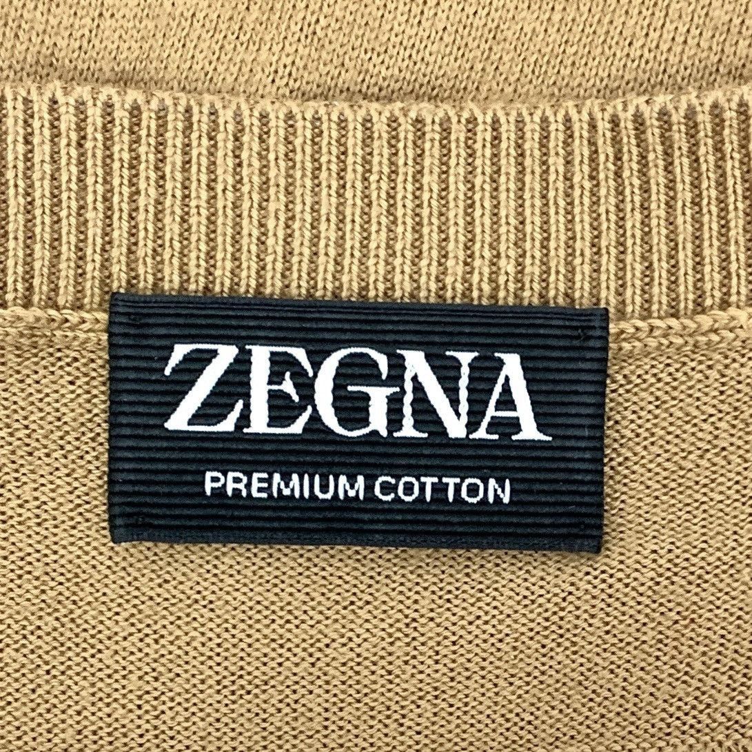 Z Zegna Brown Short-Sleeve Crewneck Shirt Size US M / EU 48-50 / 2 - 5 Thumbnail