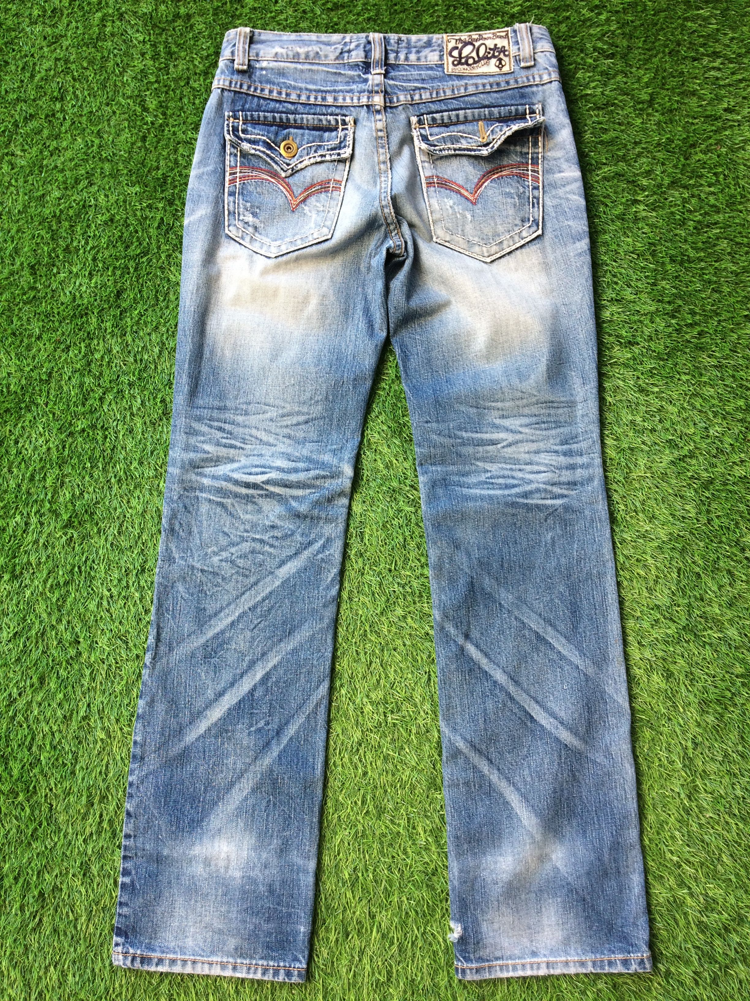 Japanese Brand Distressed Japanese Denim Jeans Pants D-804 Size US 31 - 2 Thumbnail