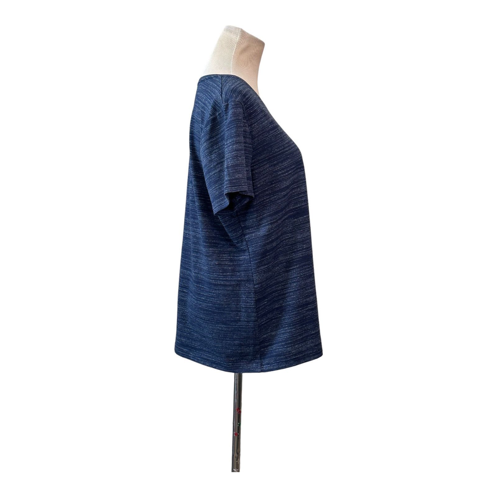Croft & Barrow Croft & Barrow blue crew neck short sleeves t shirt size PL Size L / US 10 / IT 46 - 6 Thumbnail