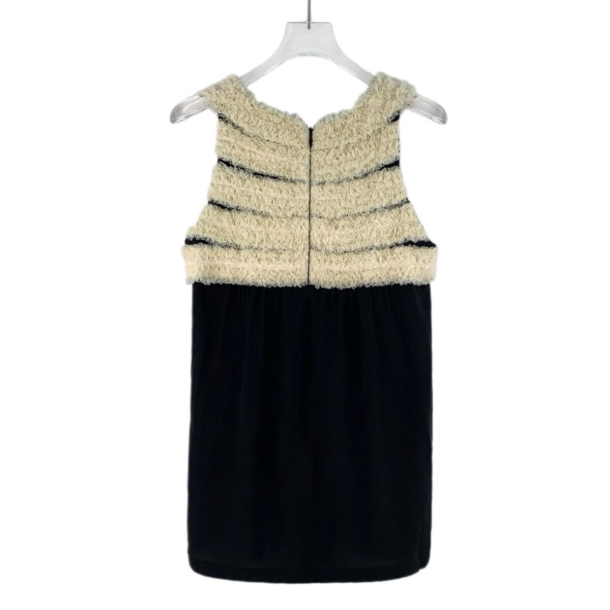 Fendi Fendi Black Mulberry Silk Crew Neck Sleeveless Dress K26WX Size L / US 10 / IT 46 - 2 Thumbnail