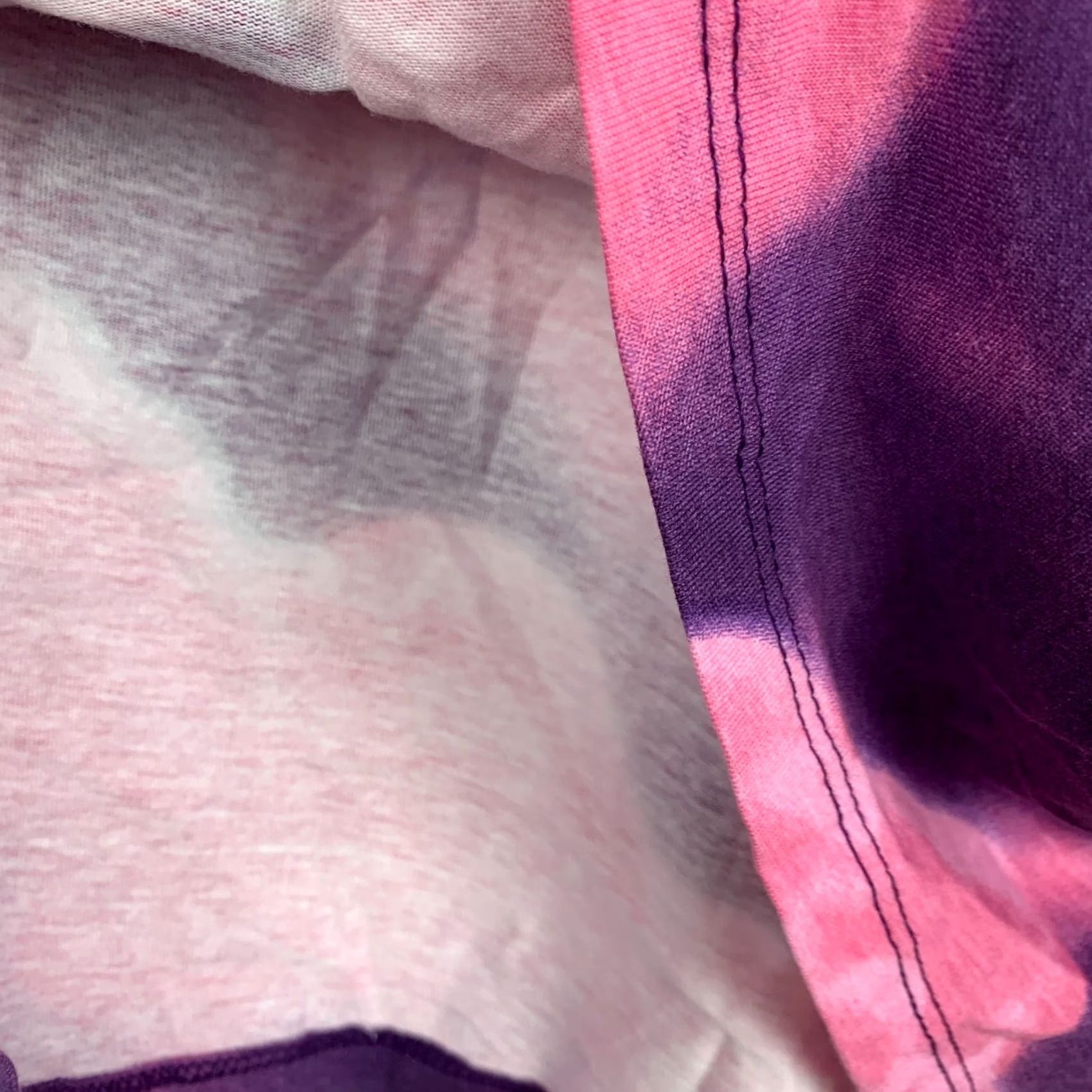 Saturdays NYC Saturdays NYC Tie Dye Pink Purple Long Sleeve Tee Shirt Small Size S / US 4 / IT 40 - 2 Thumbnail