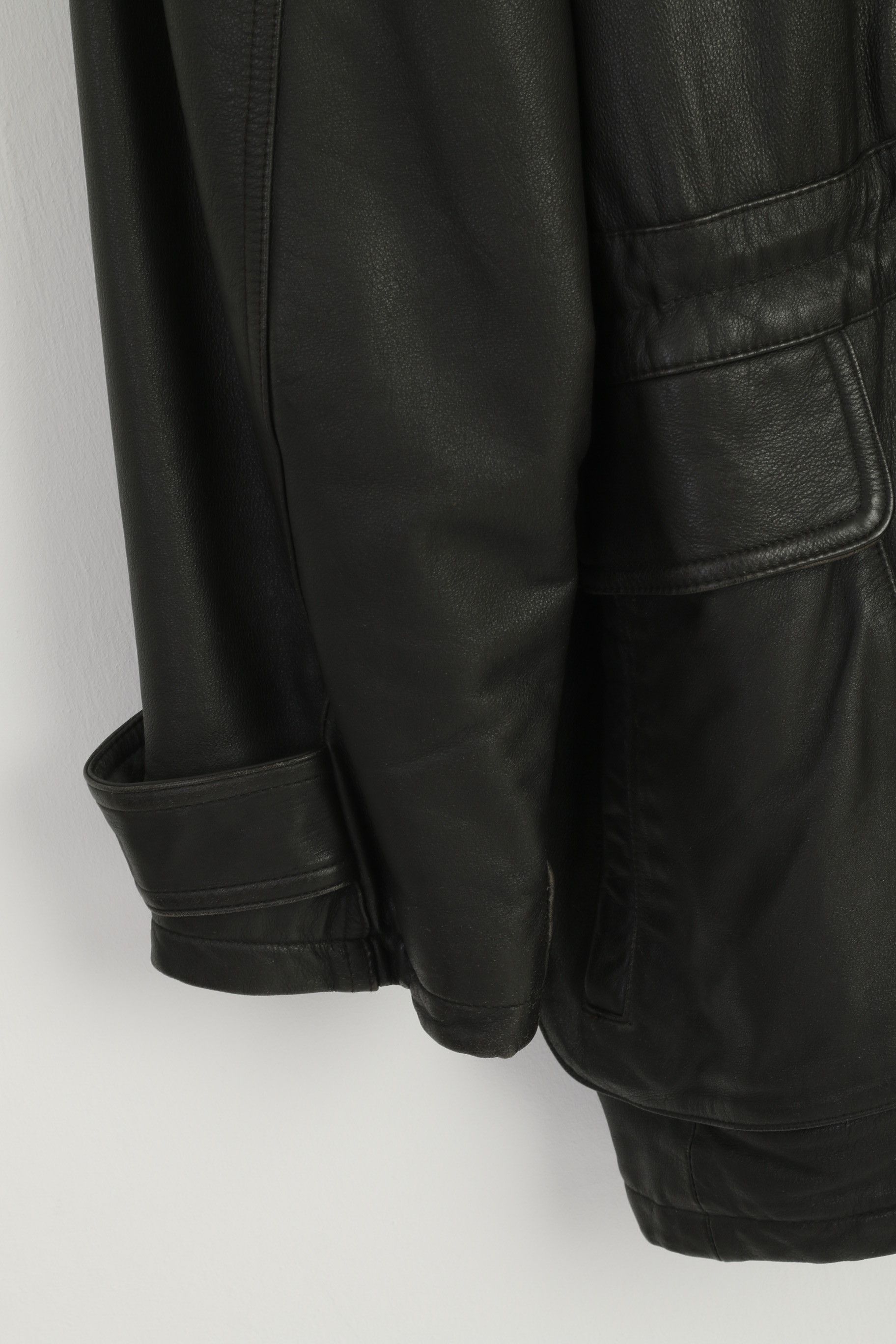 Prince Prince Men 56 XL Leather Jacket Vintage Brown Long 3227 Size US XL / EU 56 / 4 - 4 Thumbnail