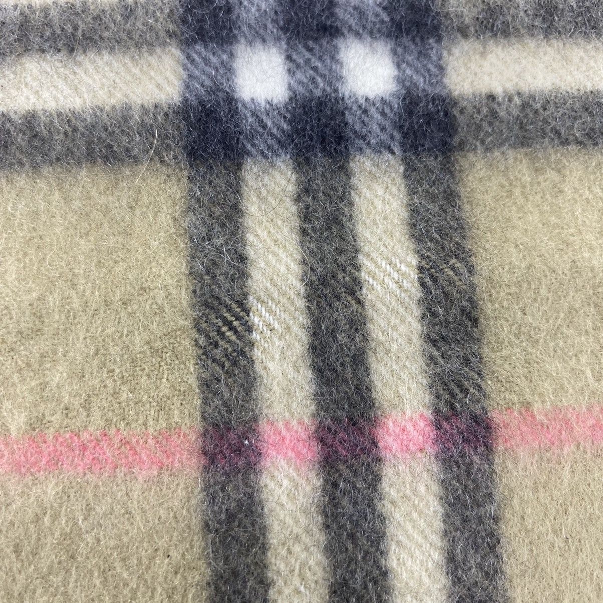 Burberry × Vintage BURBERRY 💯 CASHMERE Scarf / Muffler / Neckwear -T1110 Size ONE SIZE - 6 Thumbnail
