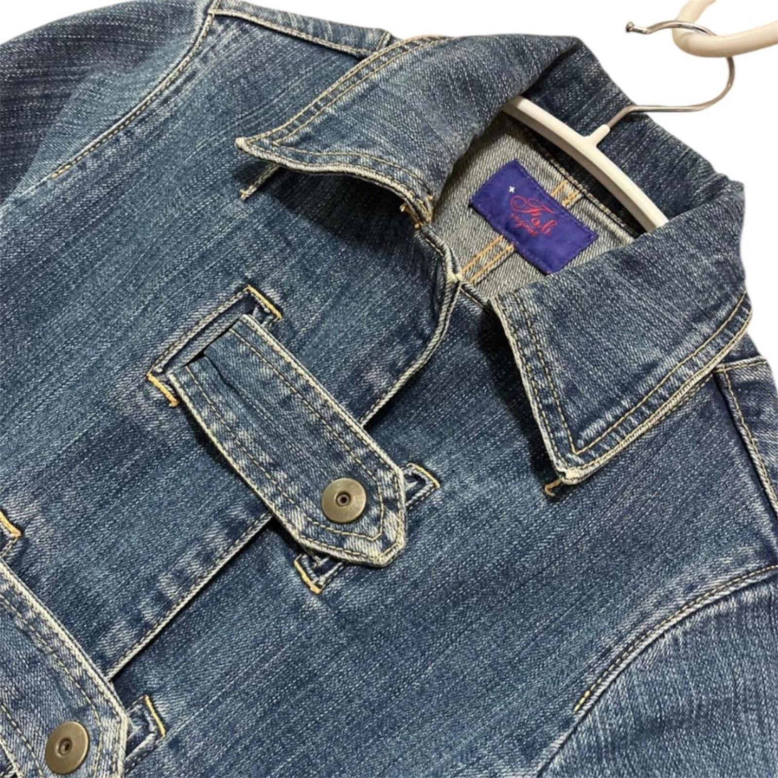 Other Unique button design moto denim jacket Size S / US 4 / IT 40 - 1 Thumbnail