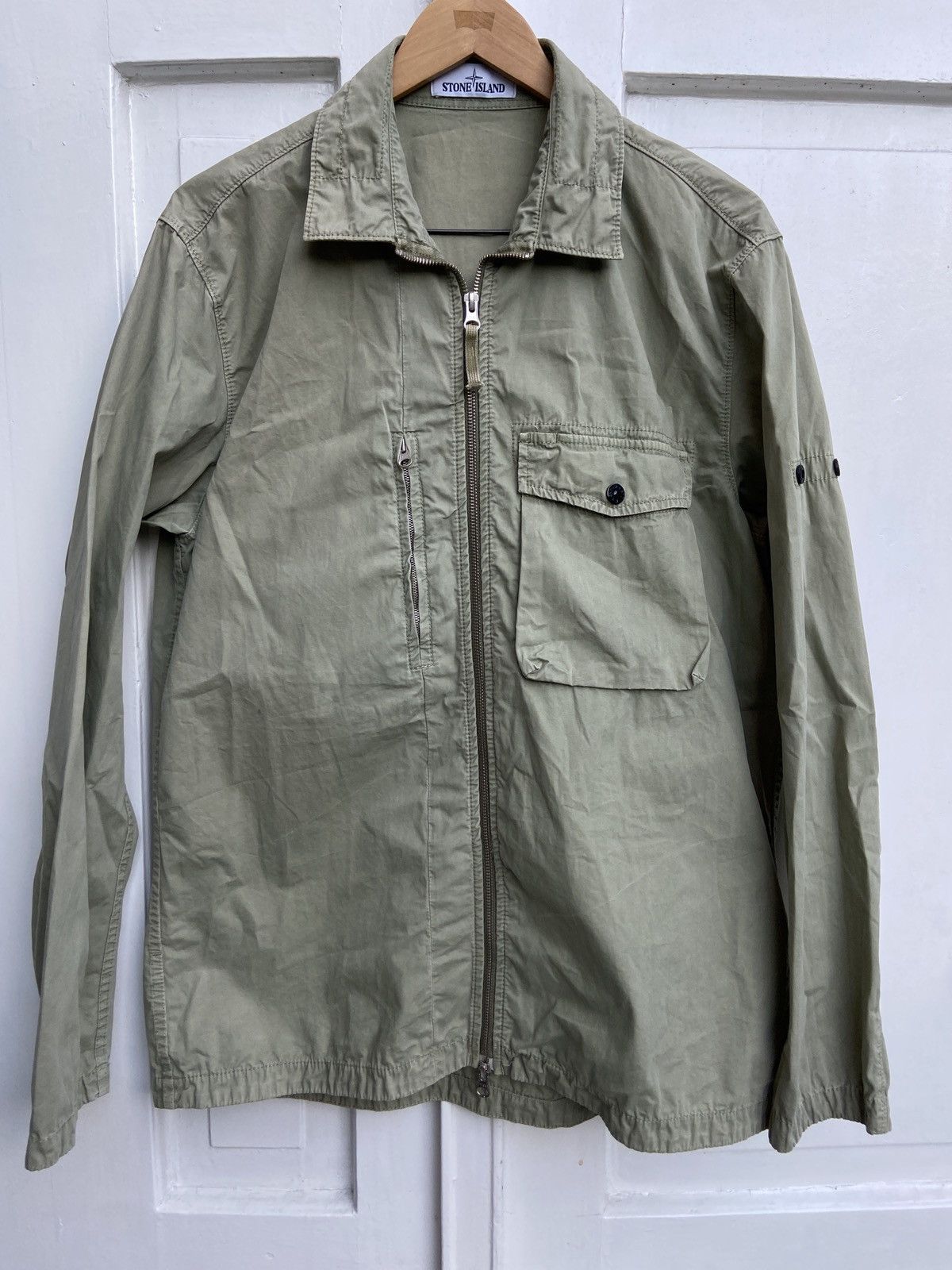 Image of Stone Island Overshirt in Green, Men's (Size XL)