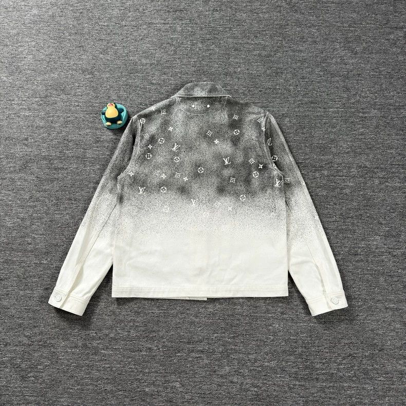 Louis Vuitton Louis Vuitton Black and white starry sky ink-splashed denim Size US XS / EU 42 / 0 - 2 Thumbnail