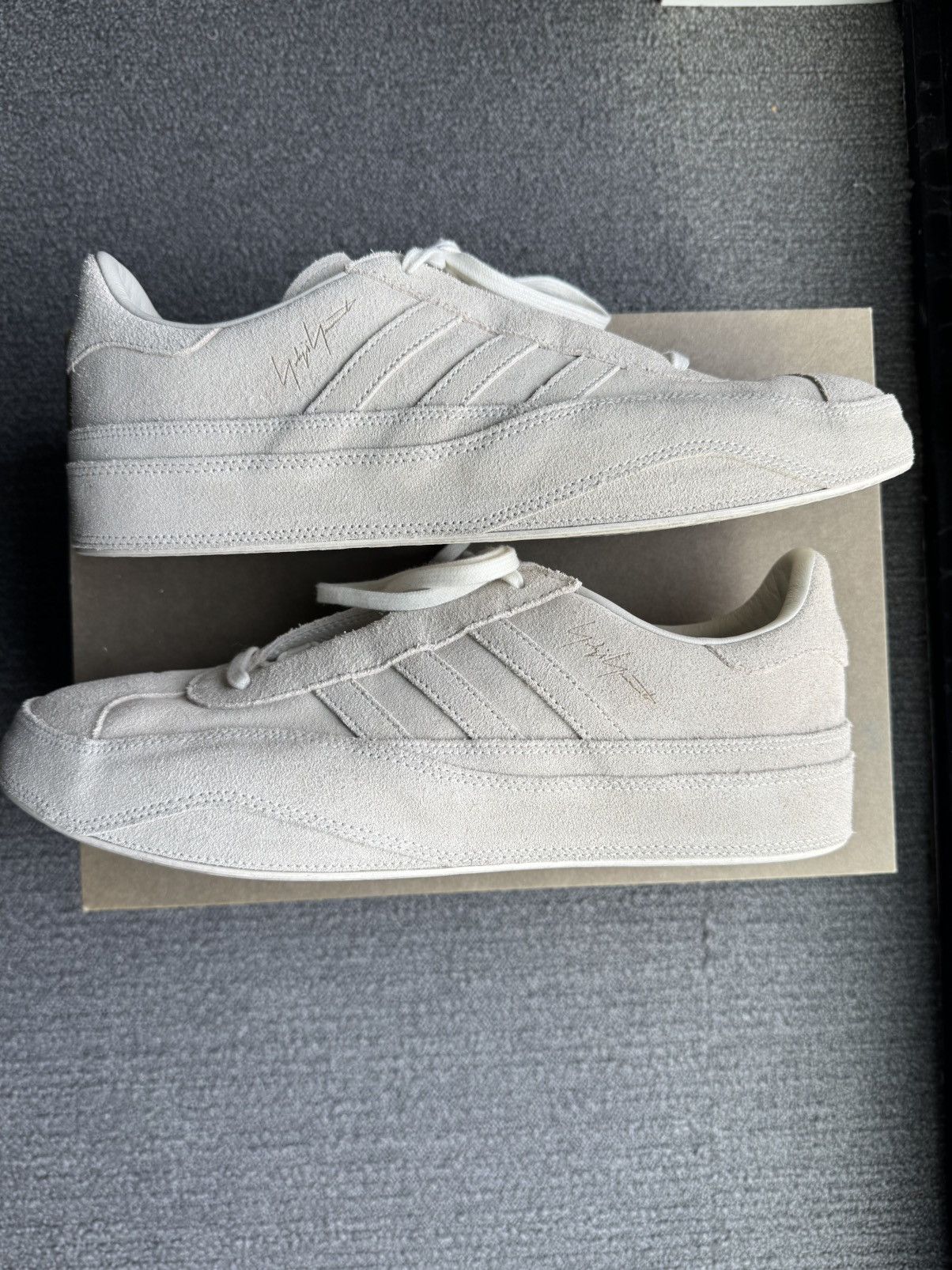 Adidas Adidas Y-3 Gazelle ‘Off White’ Size US 11 / EU 44 - 3 Thumbnail
