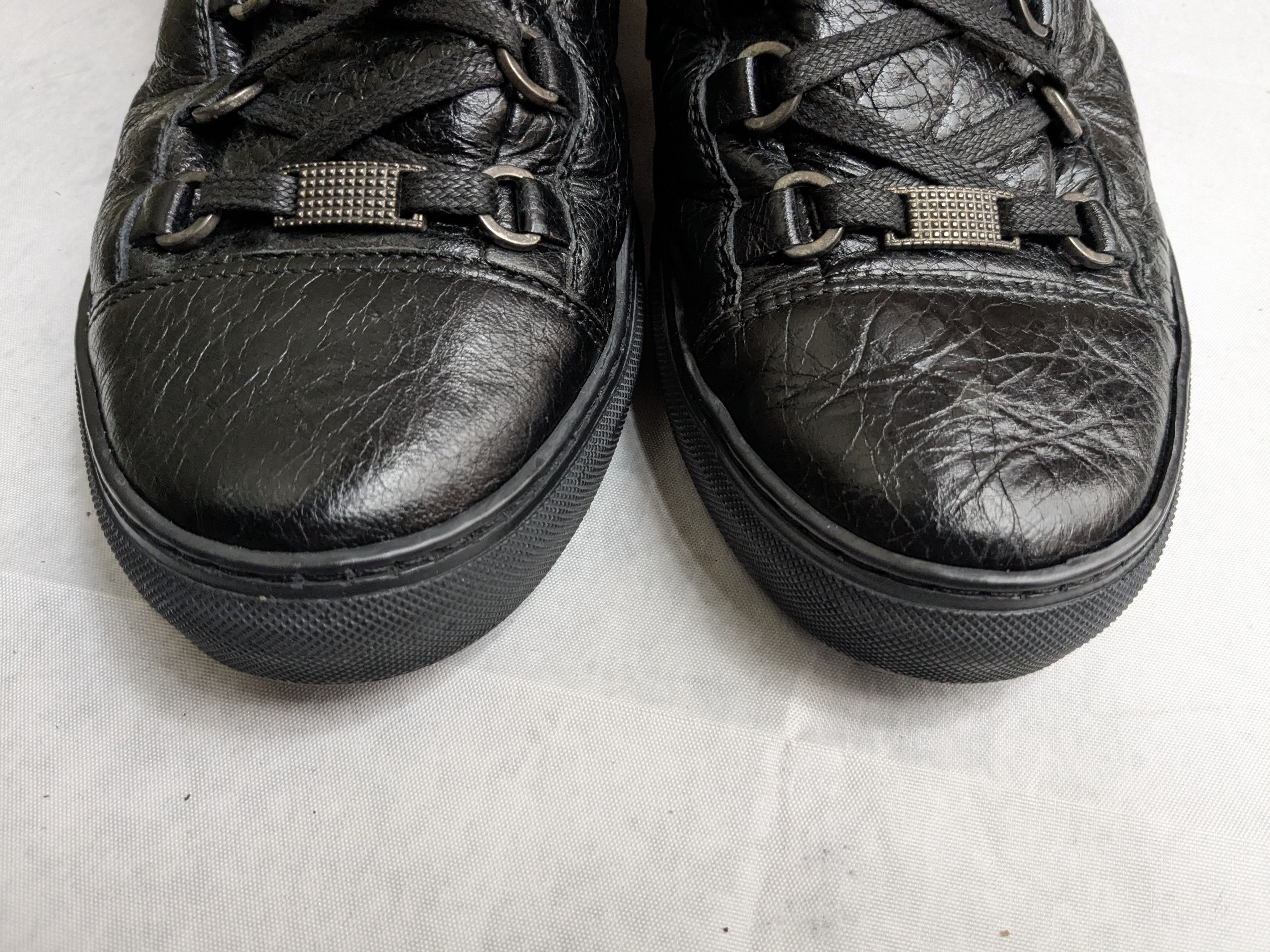 Balenciaga Balenciaga Arena Sneakers Black 10 Leather High Tops Size US 10 / EU 43 - 4 Thumbnail