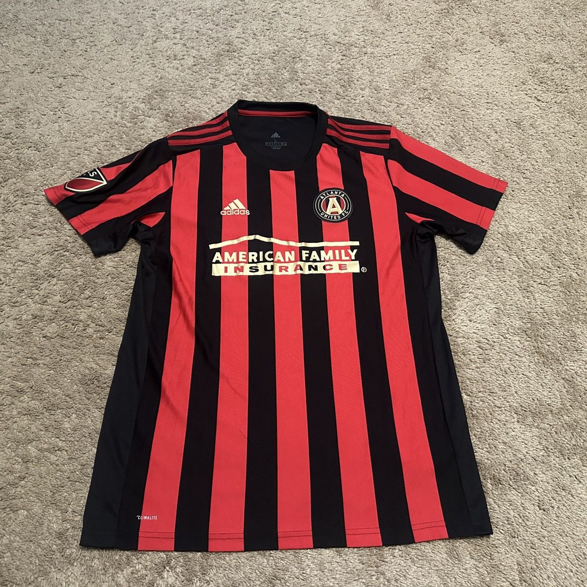 Adidas Atlanta United FC Soccer Jersey Mens Large MLS Size US L / EU 52-54 / 3 - 1 Thumbnail