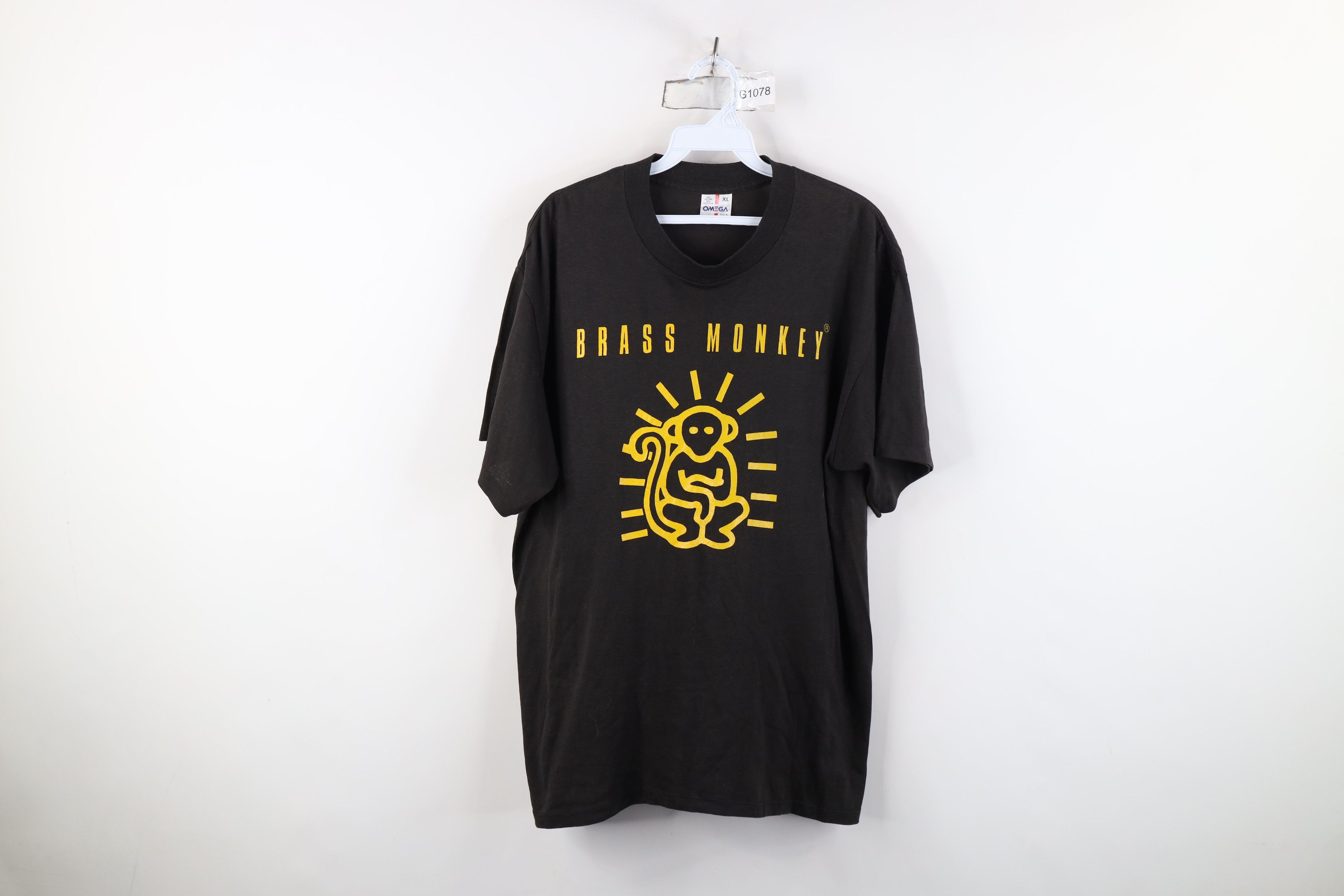 Vintage Vintage 80s Brass Monkey Beastie Boys Band T-Shirt Black USA Size US XL / EU 56 / 4 - 1 Thumbnail