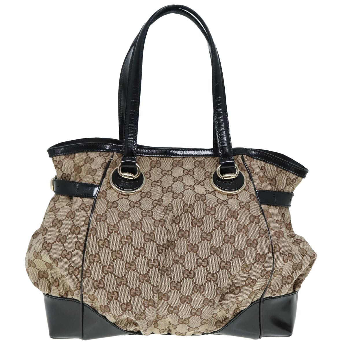 Gucci Full Moon Beige Canvas Tote Bag (Pre-Owned) Size ONE SIZE - 1 Thumbnail