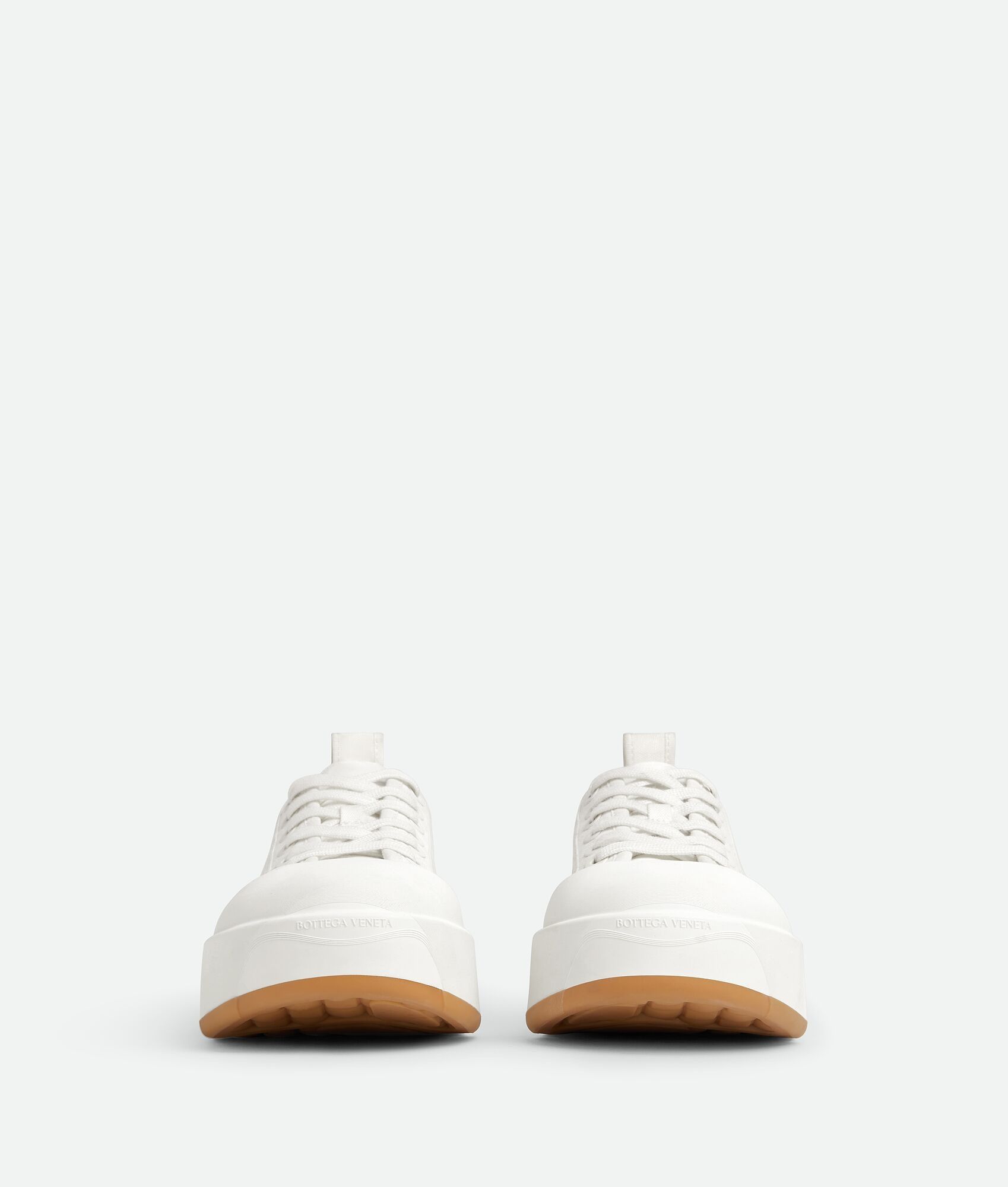 Bottega Veneta o1s1rm0925 Vulcan Platform Sneakers in White Size US 7 / IT 37 - 2 Thumbnail