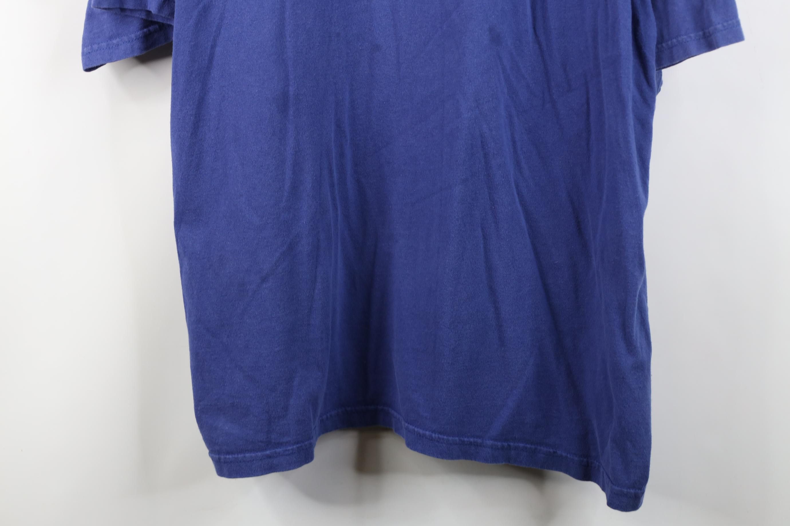 Vintage Vintage 90s Y2K Streetwear NYC New York City T-Shirt Blue Size US XXL / EU 58 / 5 - 3 Thumbnail