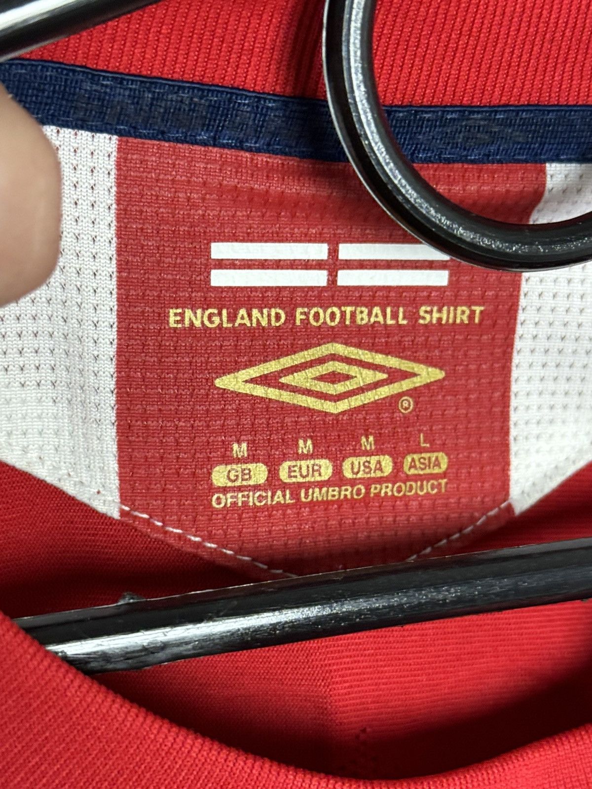 Umbro England National Team 06/08 Away Rooney Football Jersey Size US M / EU 48-50 / 2 - 10 Thumbnail