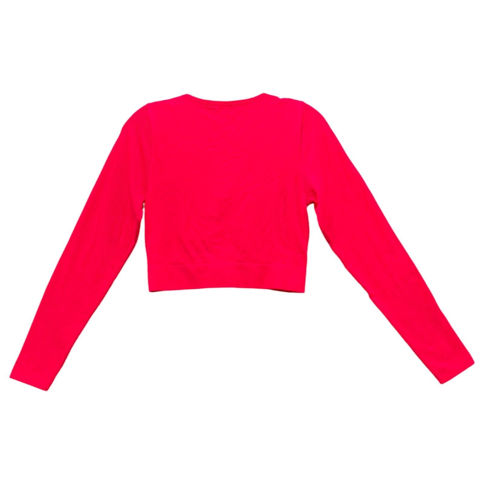 Other Wild Fable - Women's Long Sleeve V-Neck Front Cinch Crop Top Size XL / US 12-14 / IT 48-50 - 2 Thumbnail