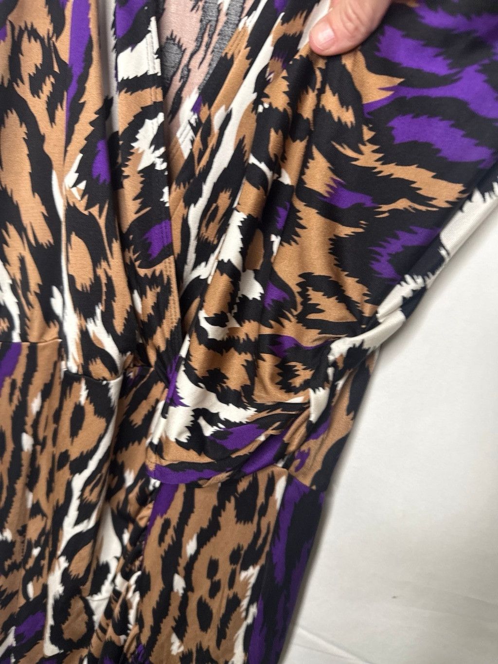 Other Hale Bob 100% SILK animal print v-neck chest dress sz Small Size S / US 4 / IT 40 - 4 Thumbnail