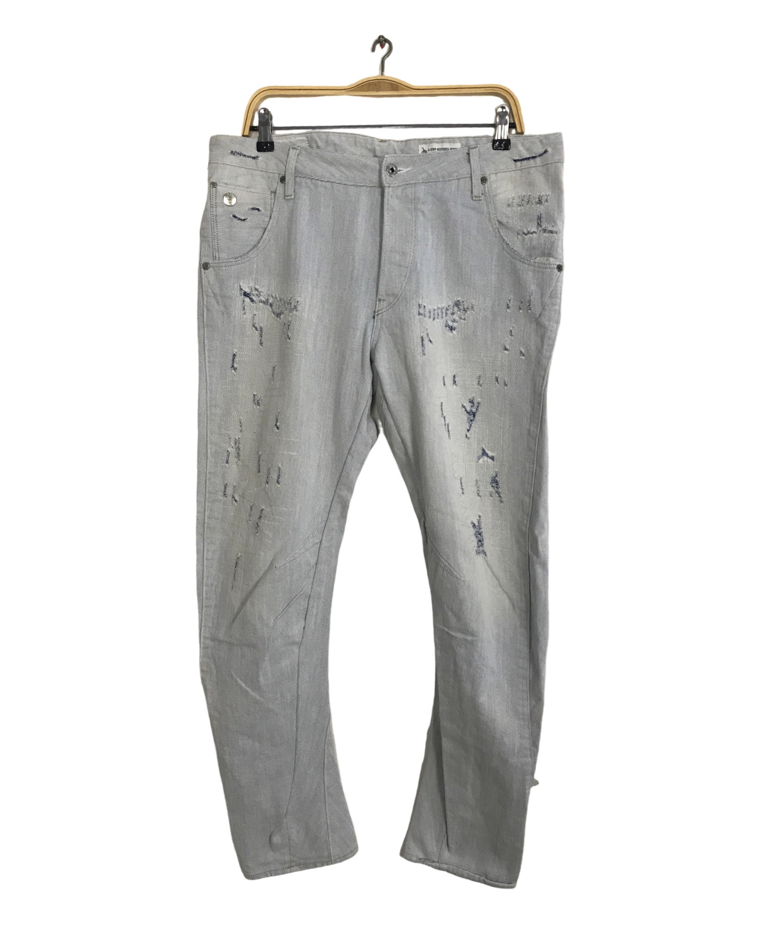 G-Star × Vintage GS Star Restore Denim Arc Tapered Indigo Pant Straight Cut Size US 36 / EU 52 - 1 Thumbnail