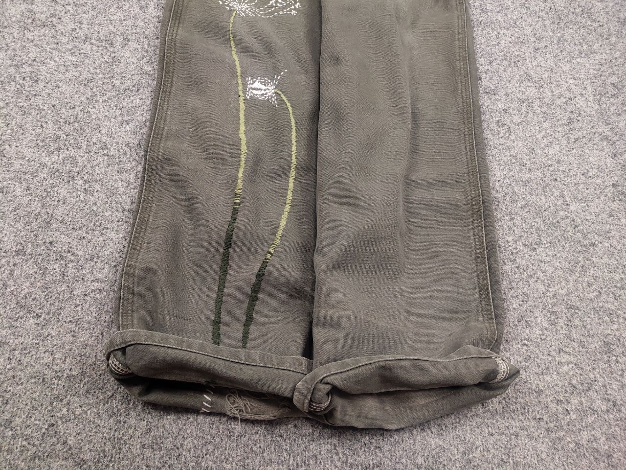 Carhartt Rare Vintage Carhartt Logo Relaxed Carpenter Canvas Pants Size US 36 / EU 52 - 6 Thumbnail