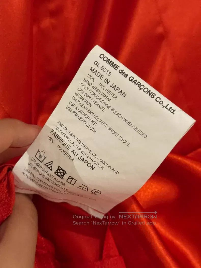 Comme des Garcons Comme des Garcons Red size L silk-like sleeveless top Size L / US 10 / IT 46 - 8 Thumbnail