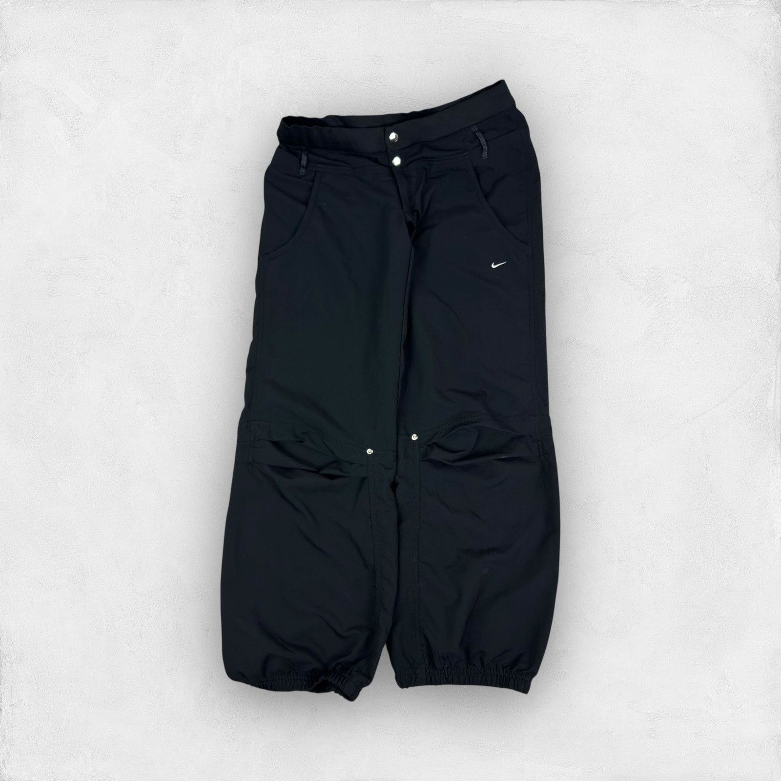 Japanese Brand × Nike Nike Sphere Dry Women's Black Swoosh Straight Leg Pants 10 Size 32" / US 10 / IT 46 - 1 Thumbnail