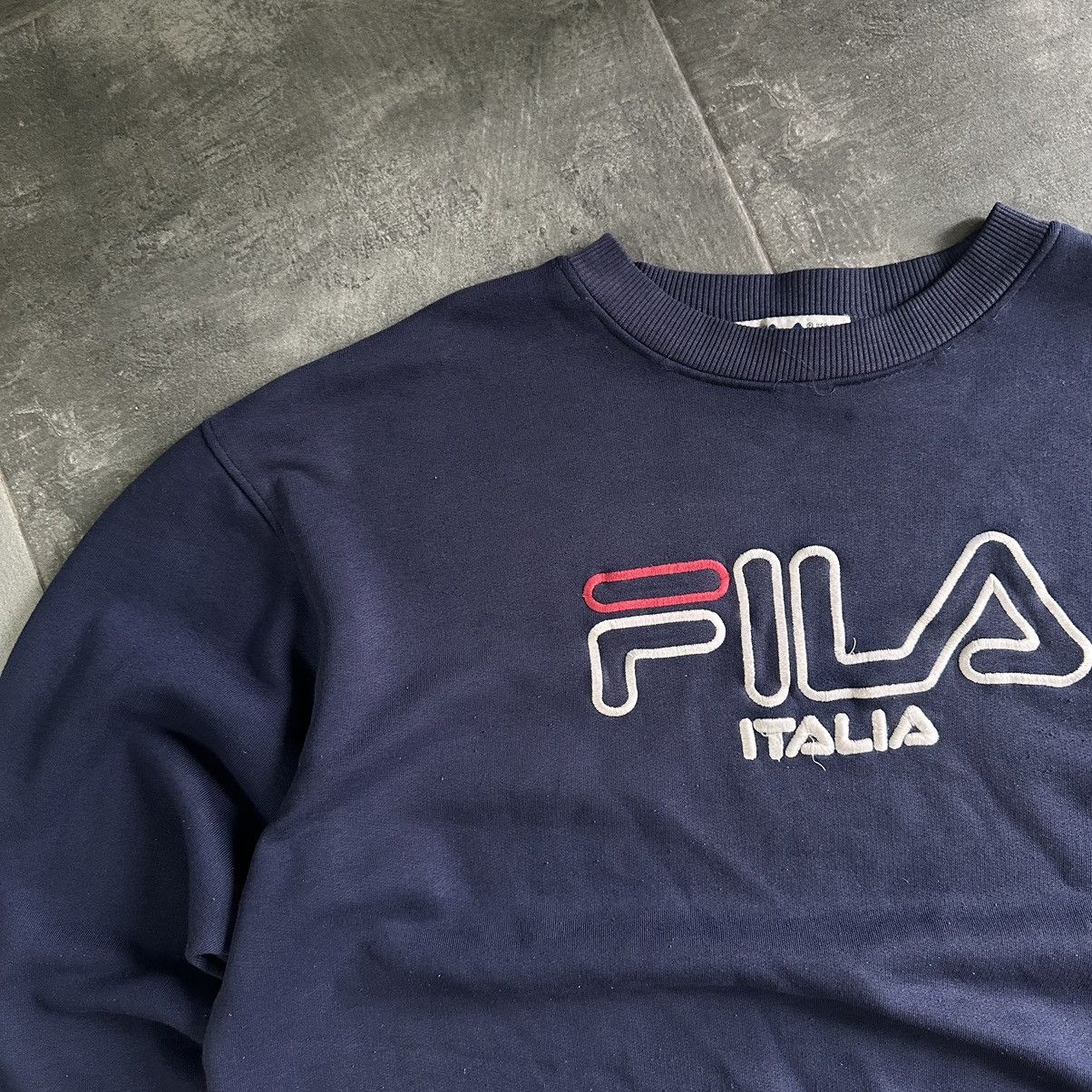 Fila × Vintage Vintage Fila Sweatshirt Big Logo 90s Y2K Style USA Size US L / EU 52-54 / 3 - 8 Thumbnail