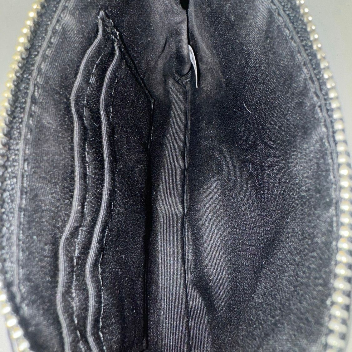 Coach Coach Black Pebbled Leather Wristlet with Shearling Trim Size ONE SIZE - 7 Thumbnail