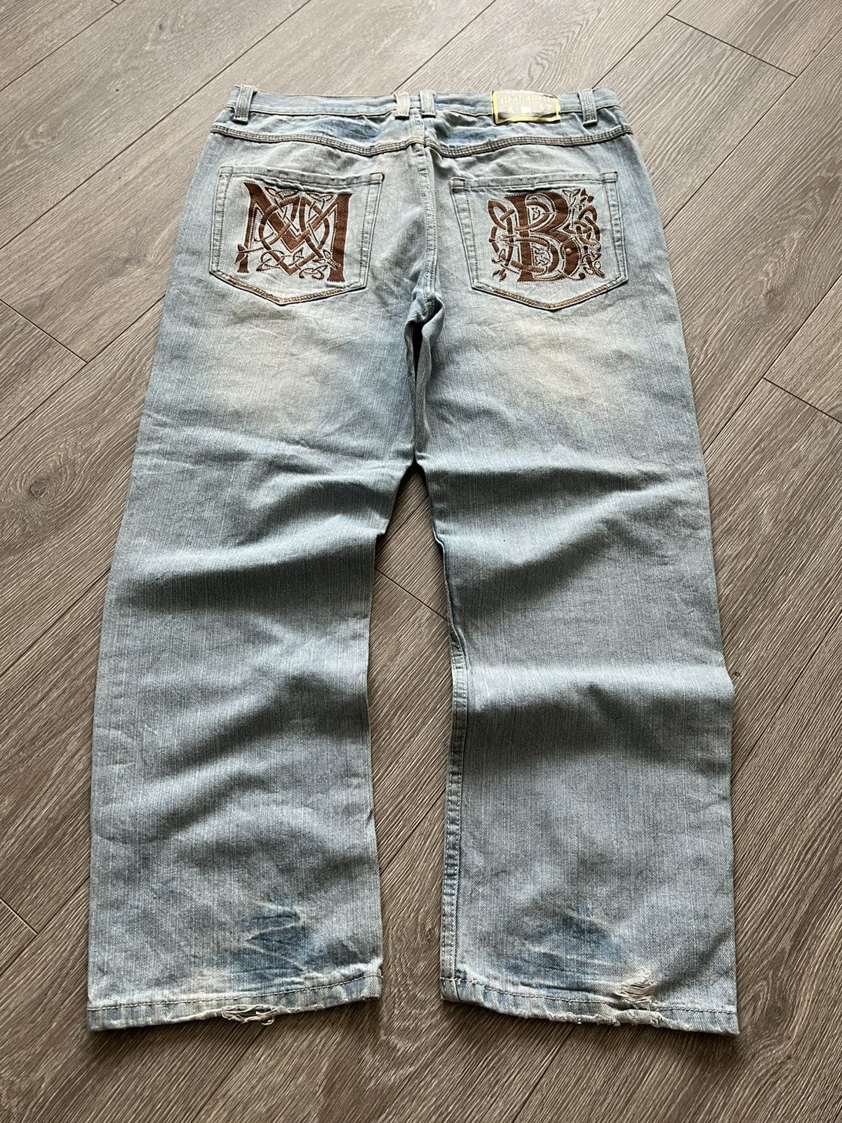 Makaveli Vintage 2PAC Makaveli Baggy Jeans Pants Size US 38 / EU 54 - 5 Thumbnail