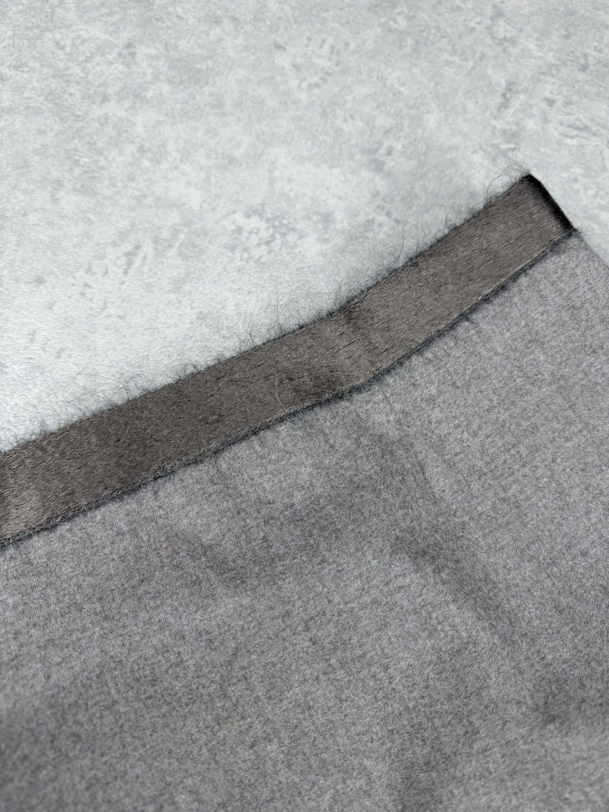 Fabiana Filippi Fabiana Filippi Wool Cashmere Skirt Grey Size XL Size 34" / US 12 / IT 48 - 5 Thumbnail