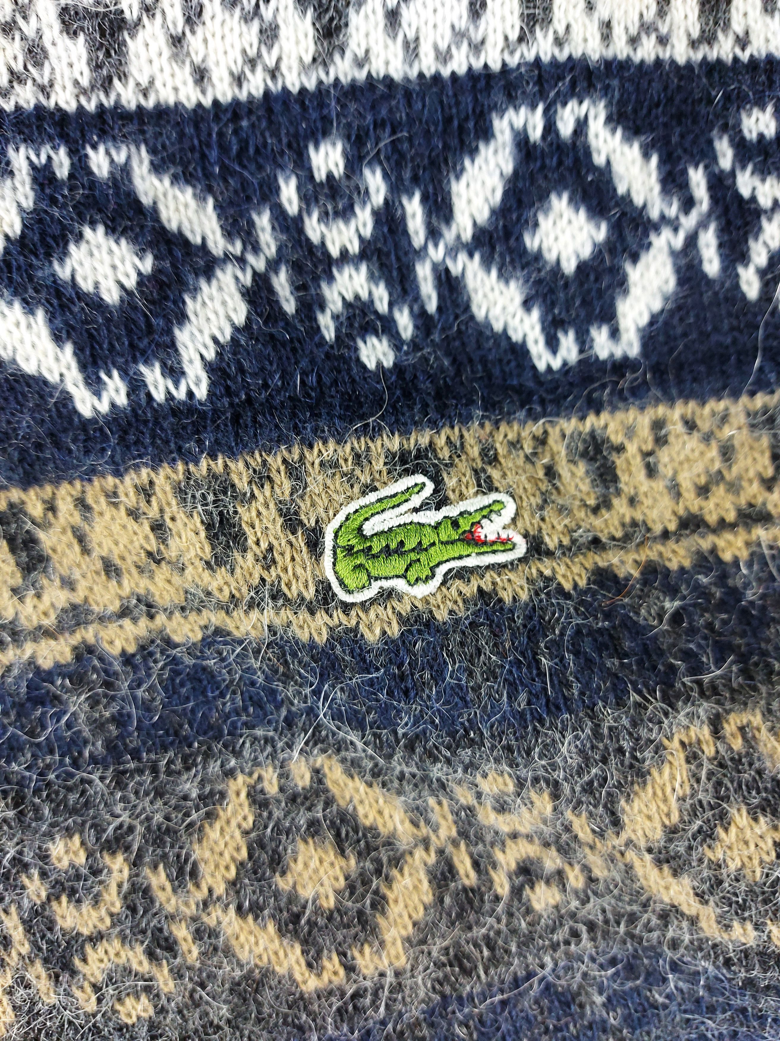 Lacoste × Vintage Vintage Lacoste Sweater L Size US L / EU 52-54 / 3 - 4 Thumbnail