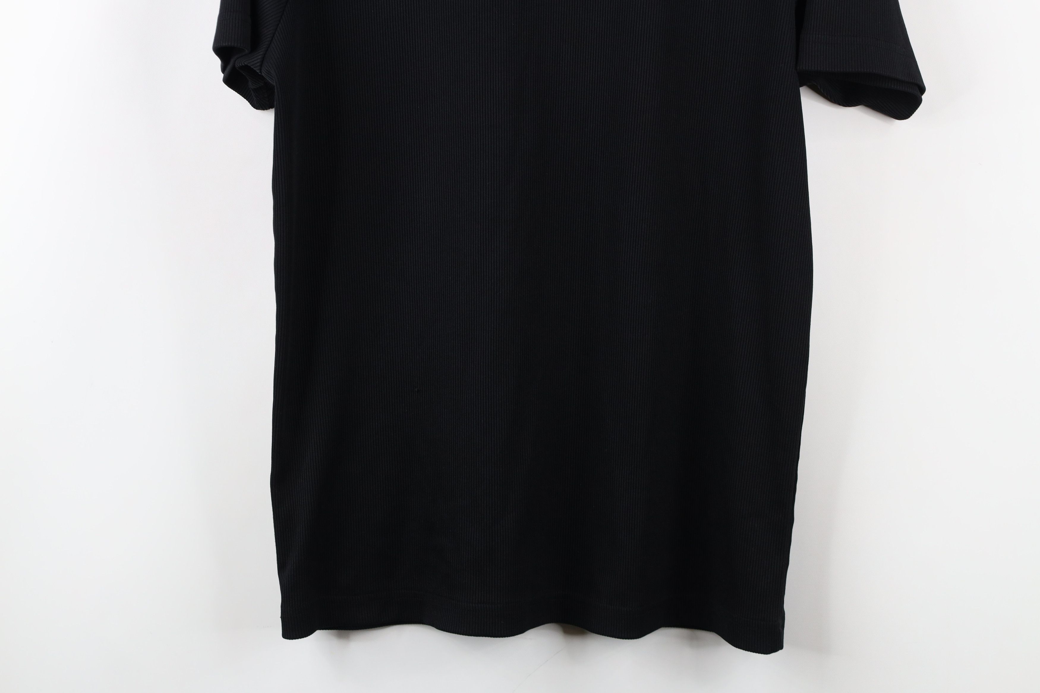 Vintage Vintage 90s Streetwear Ribbed Knit Short Sleeve T-Shirt Size US M / EU 48-50 / 2 - 13 Thumbnail