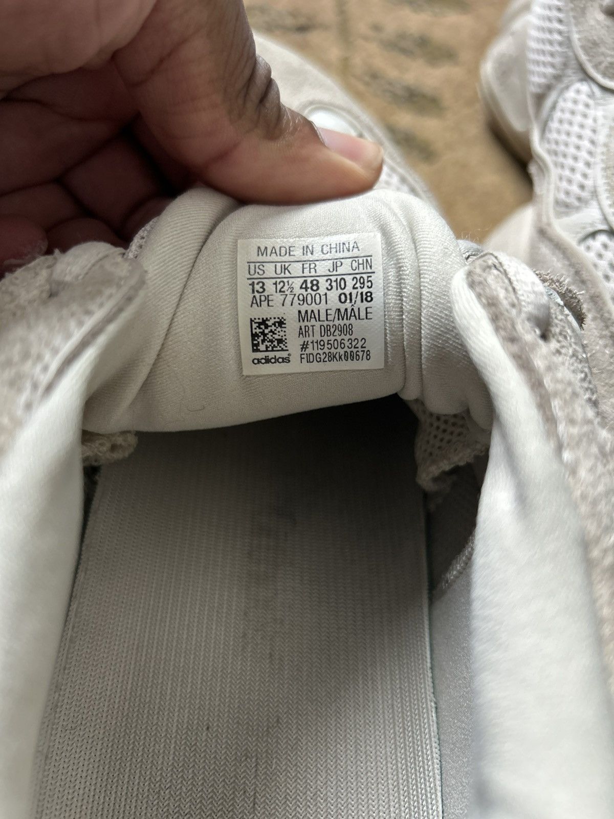 Yeezy Yeezy 500 ‘Blush’ Size US 12 / EU 45 - 5 Thumbnail