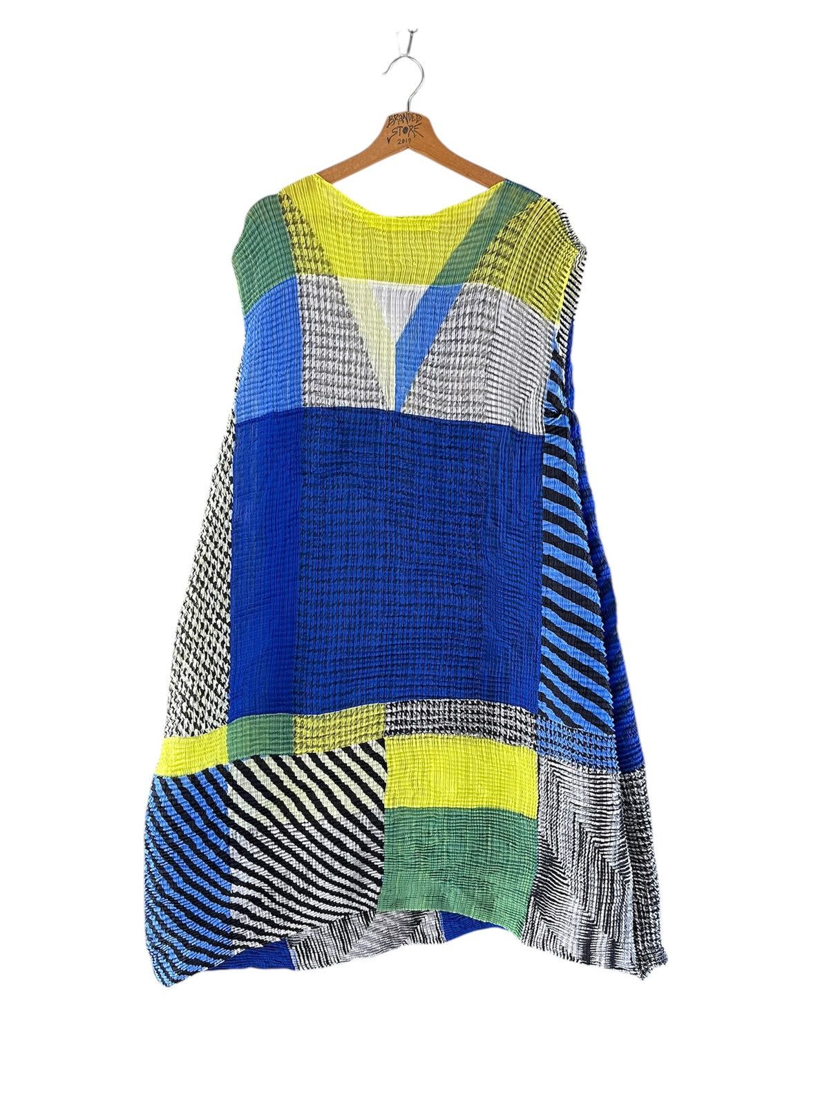 Pleats Please Issey Miyake 🔥issey miyake pleats please wrinkles multicolour dress Size ONE SIZE - 2 Thumbnail