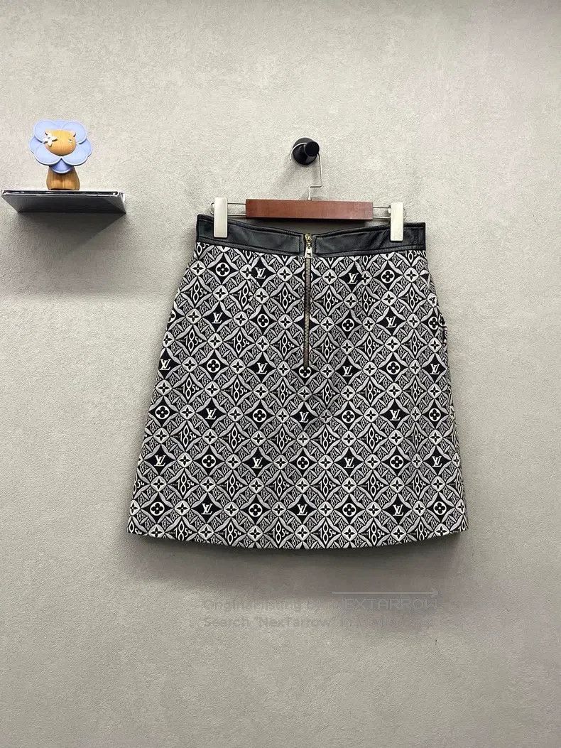 Louis Vuitton Louis Vuitton 1854 Series Full Print A-Line Mini Skirt Size 39" - 2 Thumbnail