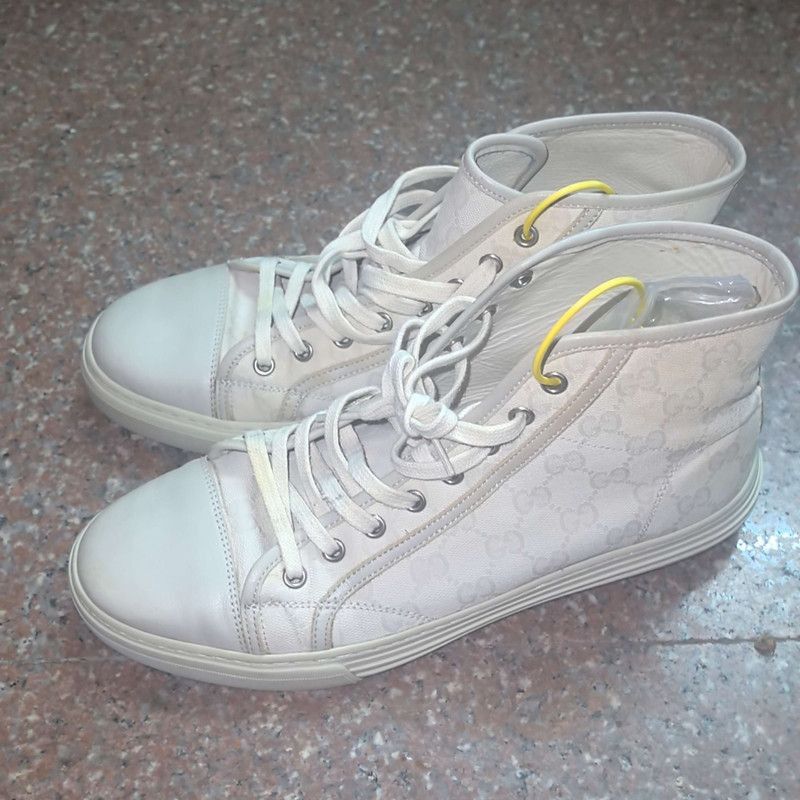 Gucci Gucci Retro High-Top Fashion Sneakers for Men Size US 8 / EU 41 - 1 Thumbnail