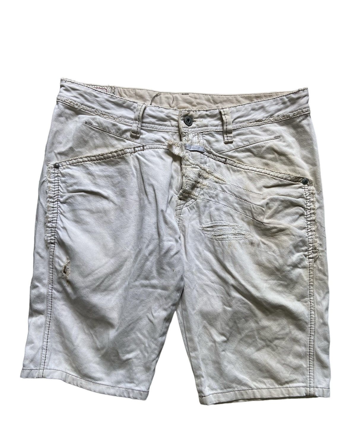 Le Grande Bleu (L.G.B.) × Marithe + Francois Girbaud Vintage 90’s Marithe Francois Girbaud Reversible Short Pants Size US 32 / EU 48 - 1 Thumbnail