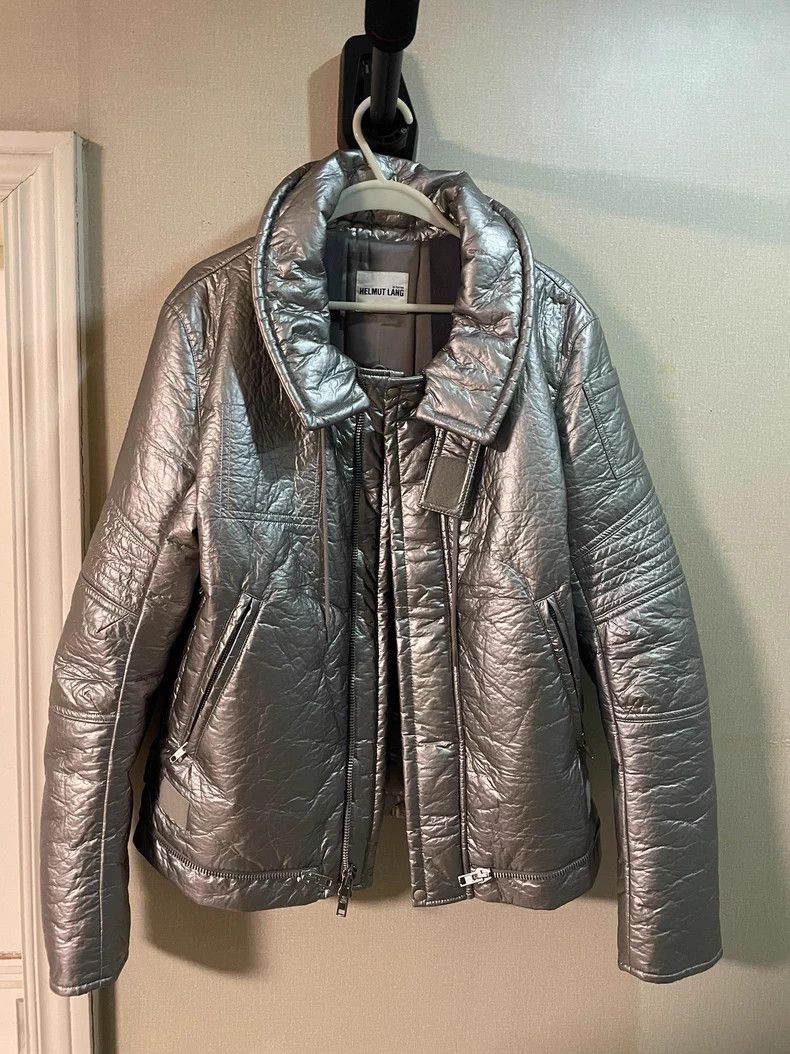 Helmut Lang Helmut Lang Astro Silver Jacket Size US S / EU 44-46 / 1 - 1 Thumbnail