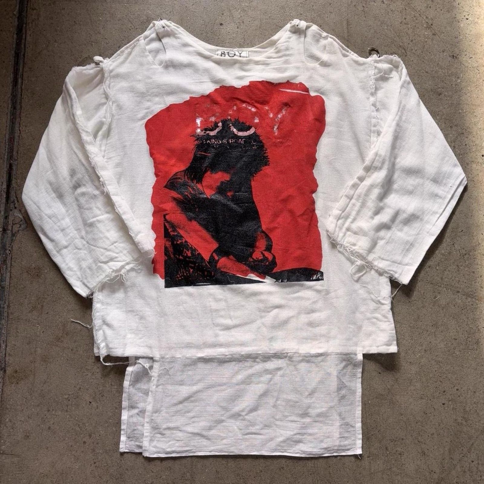 Boy London Vintage 80s Boy London Muslin Shirt! Seditionaries Size US L / EU 52-54 / 3 - 2 Thumbnail