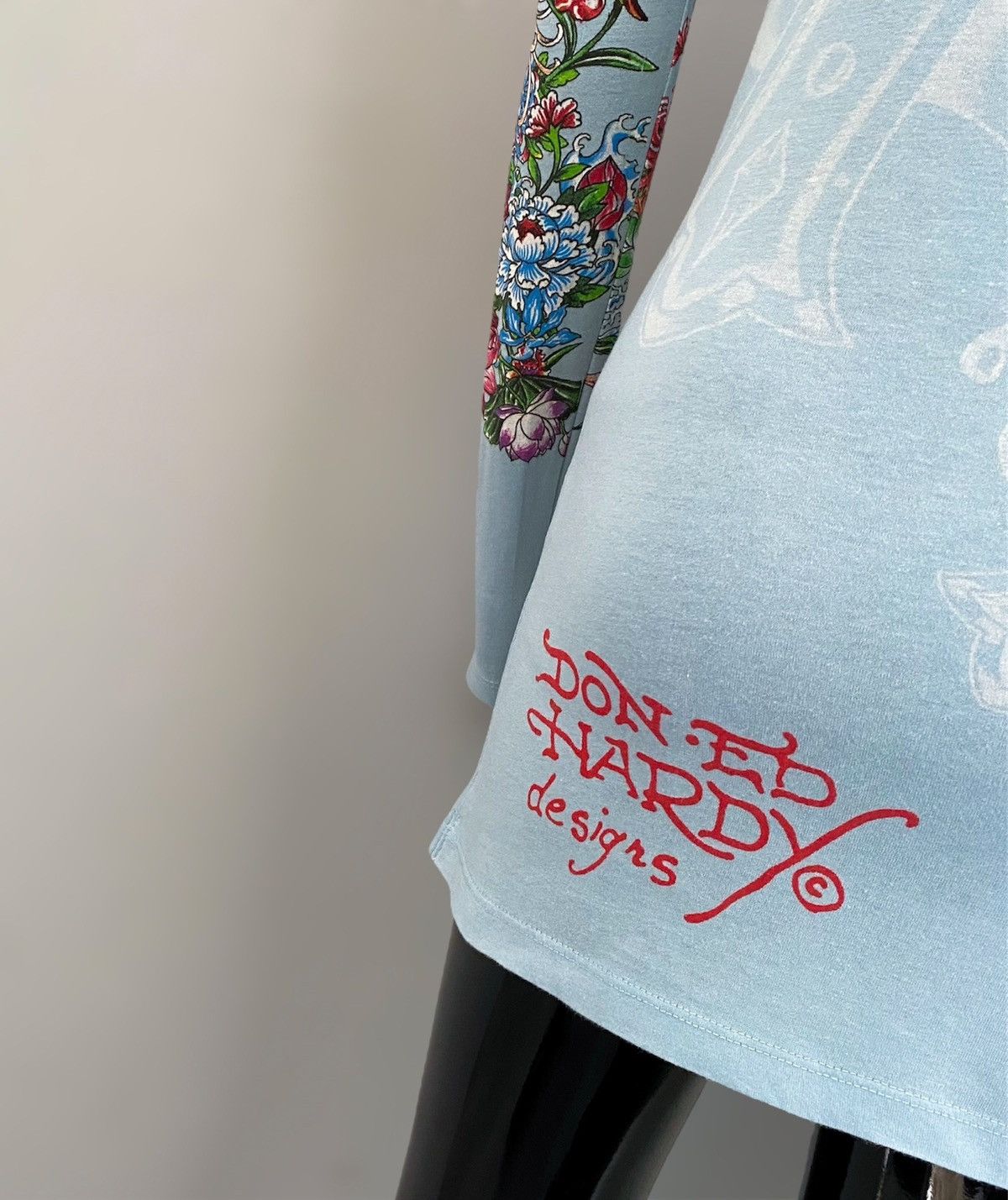 Ed Hardy Ed Hardy by Christian Audigier Long Sleeve Tee / T Shirt Size S / US 4 / IT 40 - 7 Thumbnail