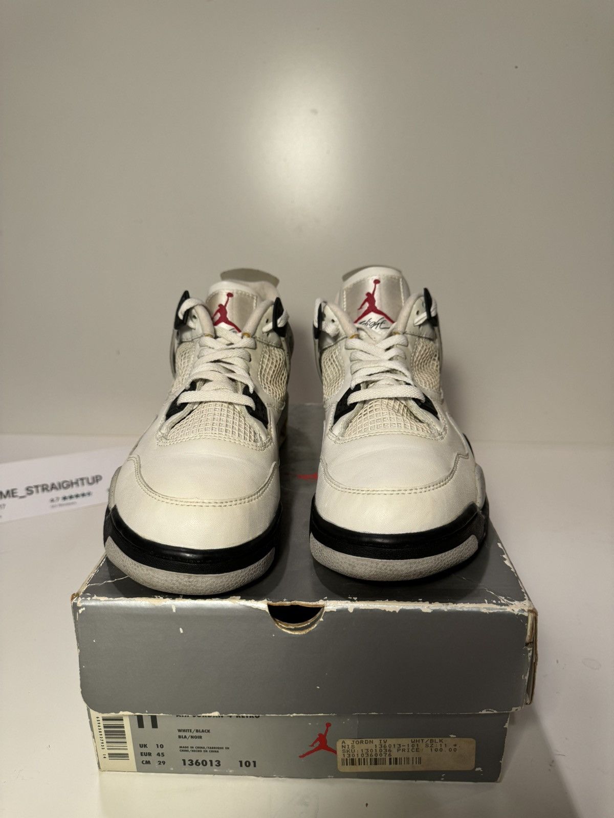 Jordan Brand Jordan White Cement 4 FINAL PRICE DROP!! Size US 11 / EU 44 - 2 Thumbnail