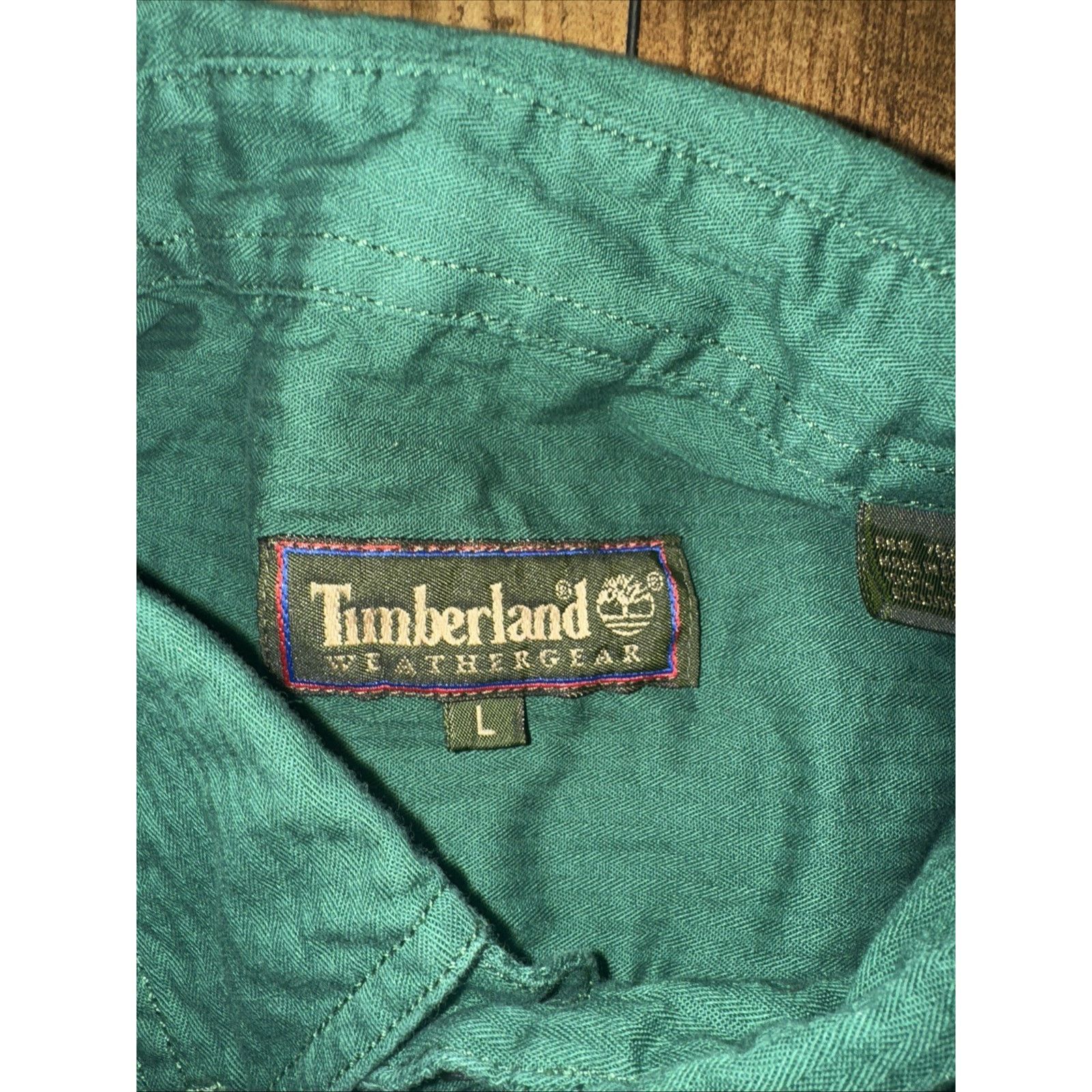 Timberland × Vintage Timberland Weatherproof Short Sleeve Button-Up Shirt L 25x30 Size US L / EU 52-54 / 3 - 6 Thumbnail