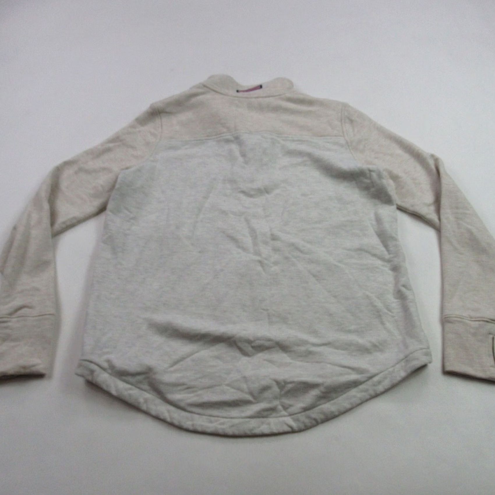 Vineyard Vines Vineyard Vines Sweater Womens XS White Long Sleeve High Neck Zip Casual Size XS / US 0-2 / IT 36-38 - 3 Thumbnail