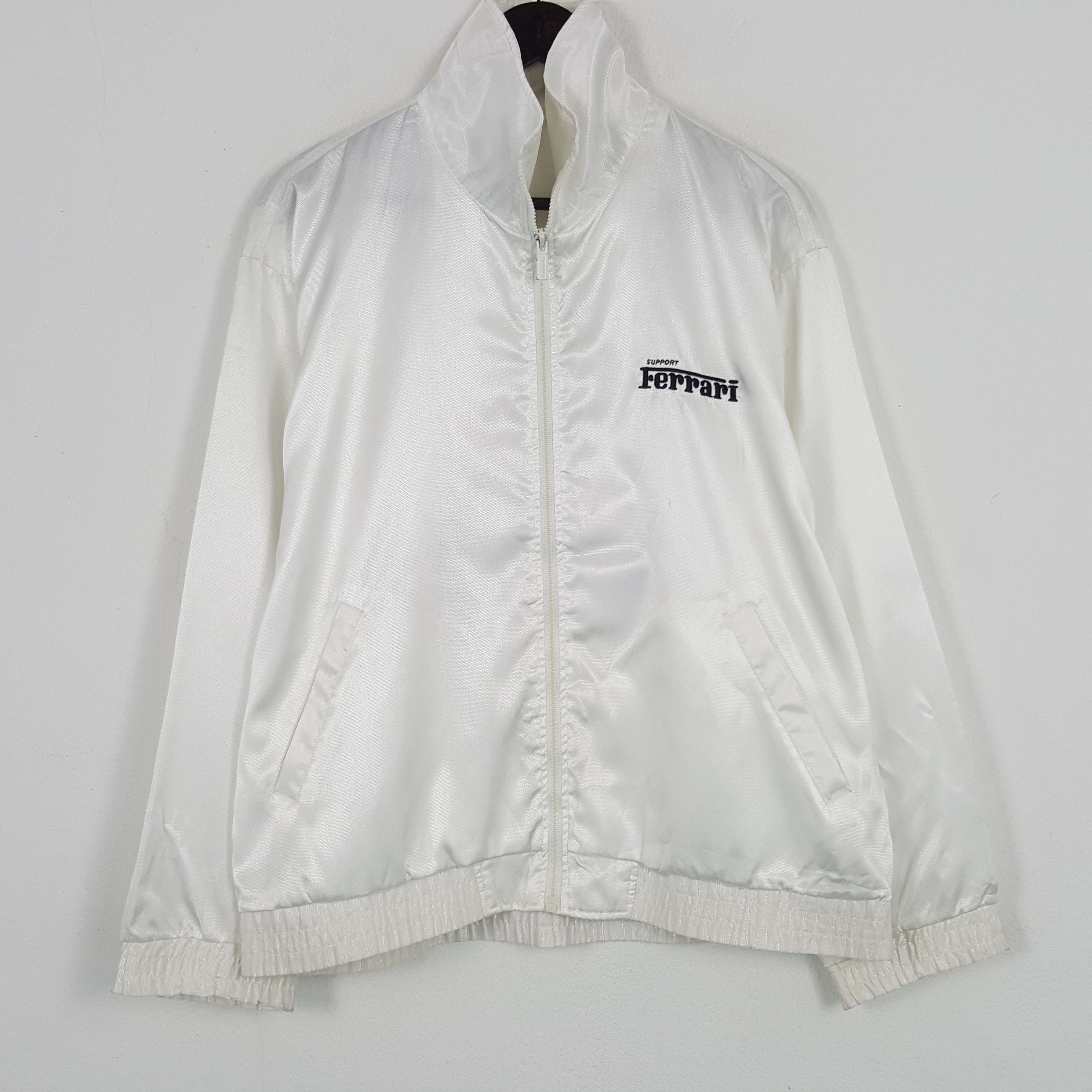 Ferrari × Vintage Vintage Ferrari Marelli Windbreaker Zipper Jacket Size US L / EU 52-54 / 3 - 3 Thumbnail