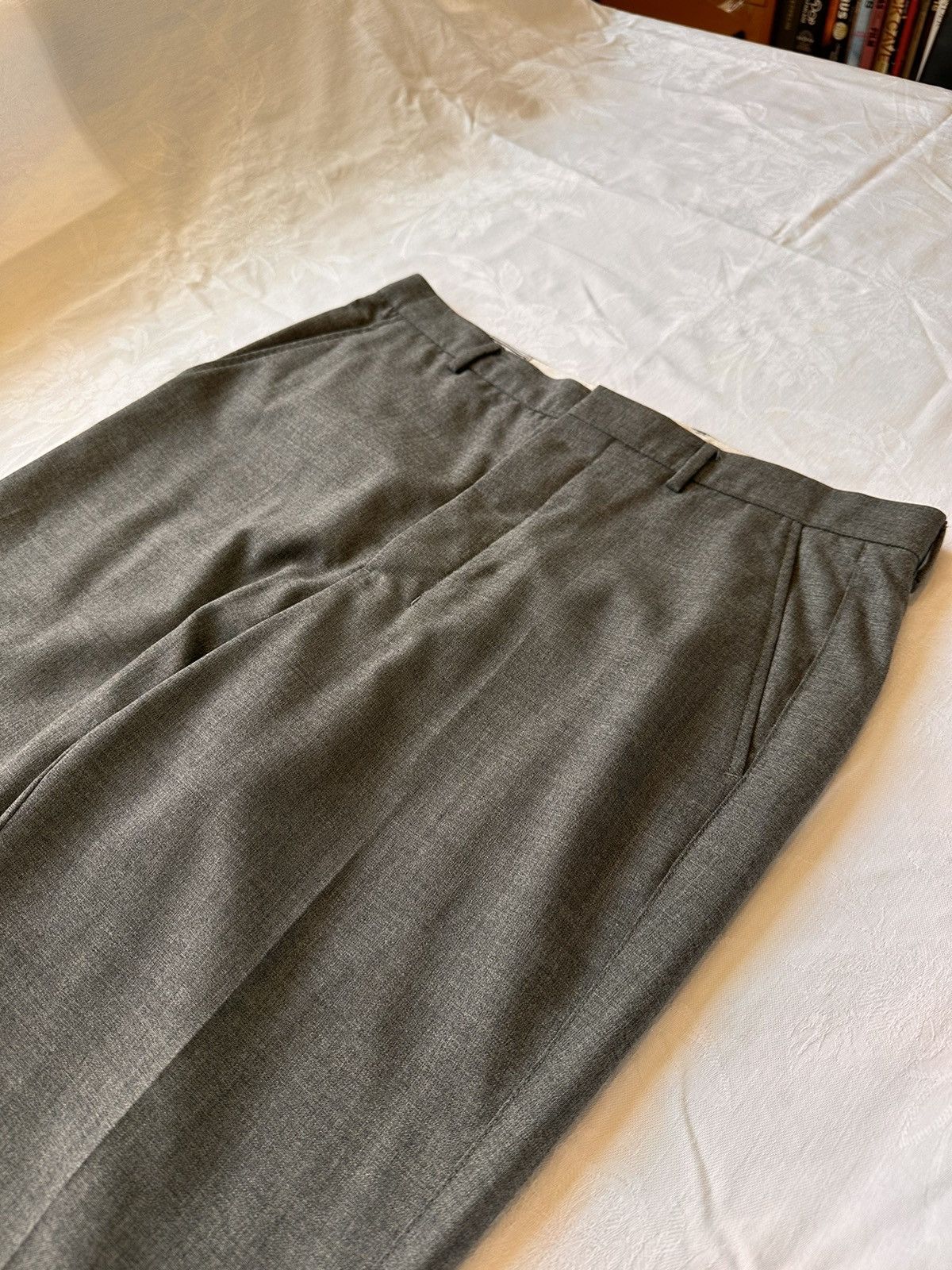 AMI Grey Ami Paris Suit Pant Size US 31 - 2 Thumbnail