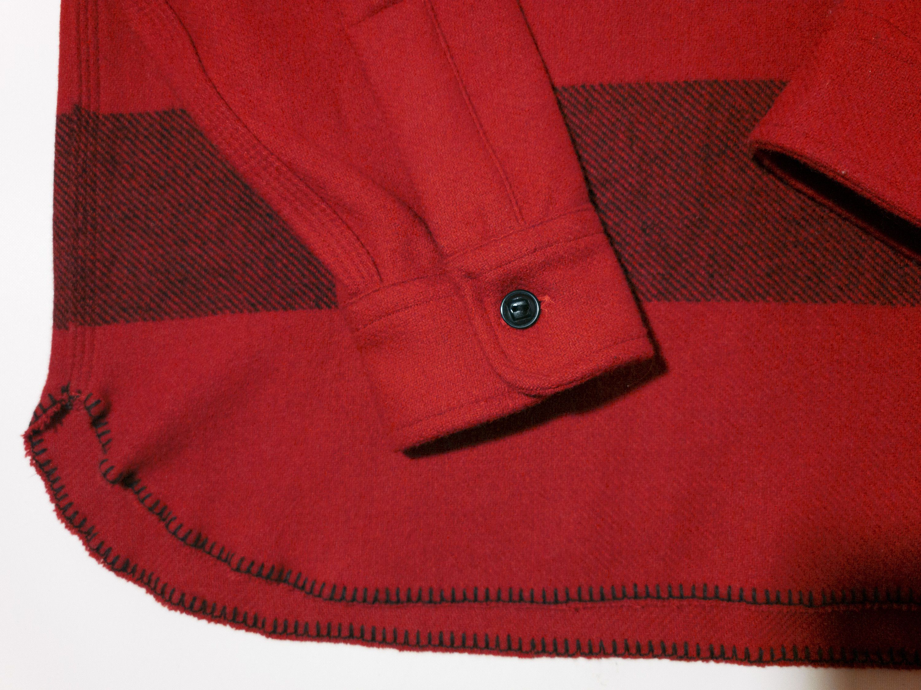 Polo Ralph Lauren MSRP~350€ Overshirt Wool Tweed + Leather, Mounties Style Red Size US S / EU 44-46 / 1 - 9 Thumbnail