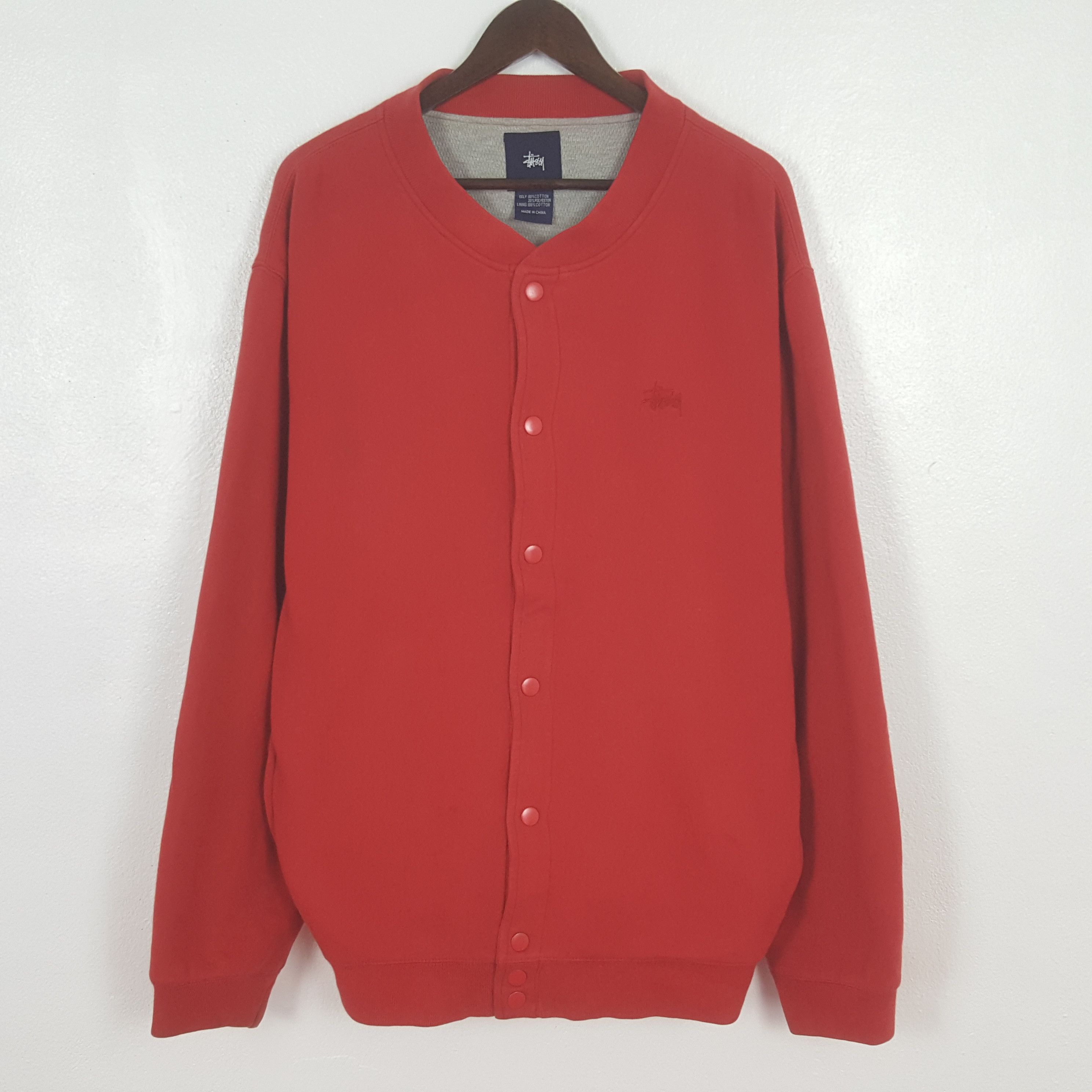 Stussy Vintage Stussy Custom Logo Varsity Sweatshirt Size US XL / EU 56 / 4 - 3 Thumbnail