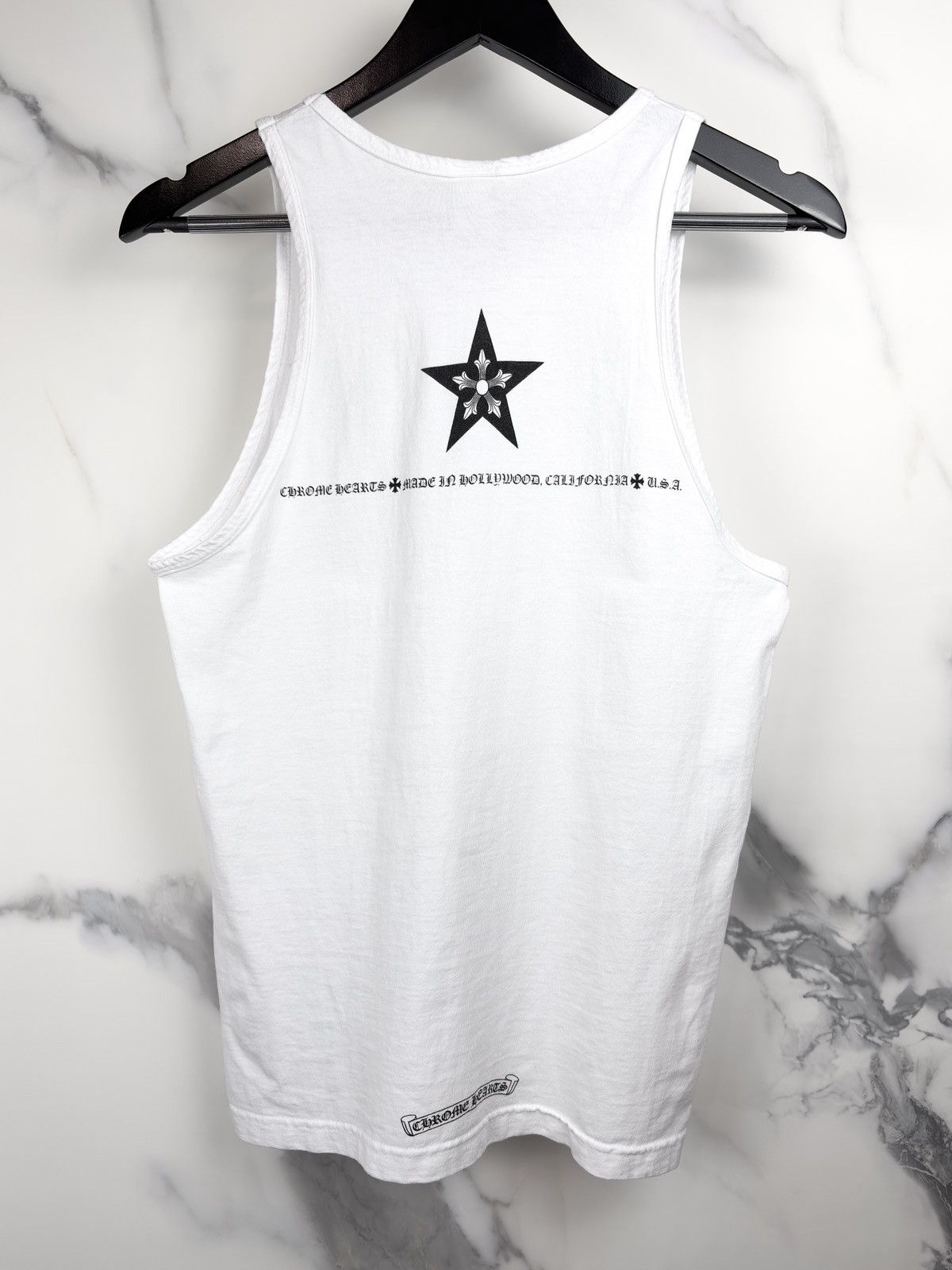 Chrome Hearts Chrome Hearts Vintage Made In Hollywood Star Tank Top White Size US S / EU 44-46 / 1 - 3 Thumbnail