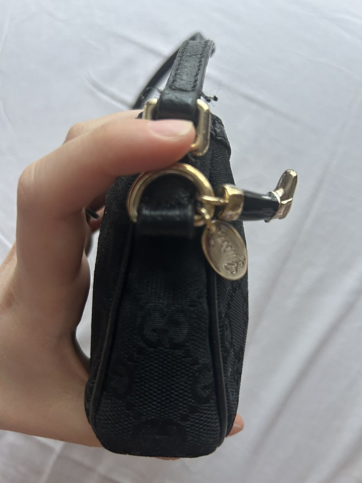 Designer × Gucci × Vintage gucci cloth pochette Size ONE SIZE - 5 Thumbnail