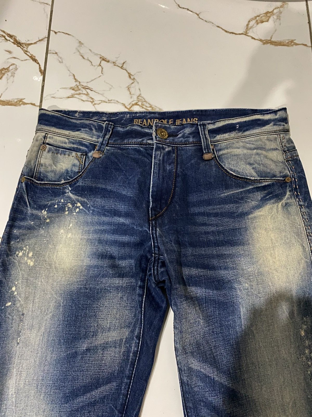 If Six Was Nine × Japanese Brand × Le Grande Bleu (L.G.B.) Rare Bean Pole Flare wided jeans Size US 33 - 3 Thumbnail