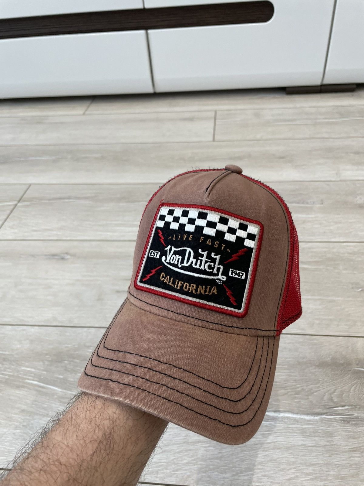 Vintage × Von Dutch Von Dutch Square baseball cap Size ONE SIZE - 1 Thumbnail